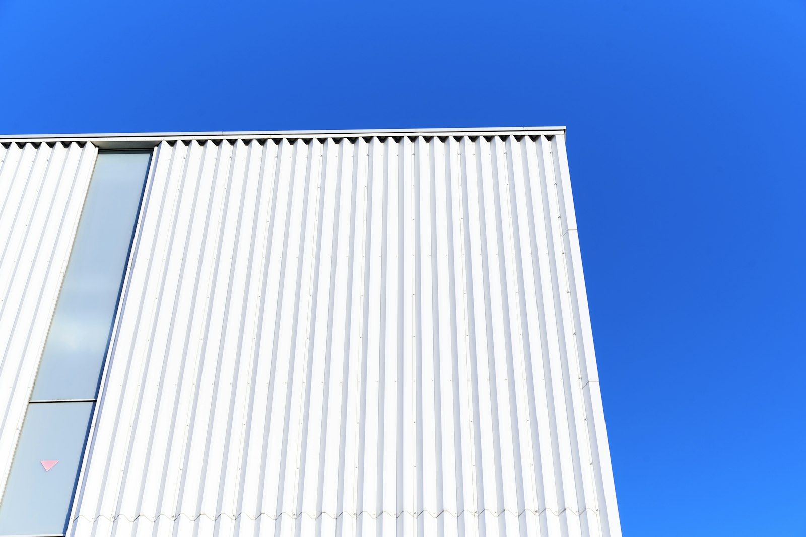 Exterior of a modern data centre building